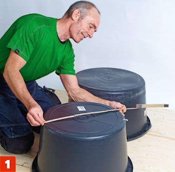 Støpe bålpanne i betong Støpe bålpanne i betong